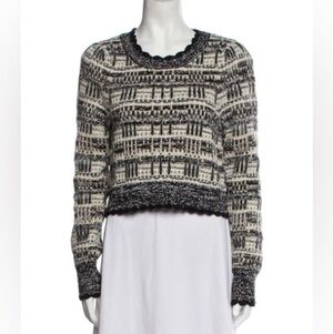 House Of Harlow Scallop Hem Sweater XL